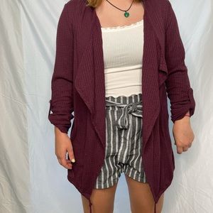 Medium Maroon Cardigan